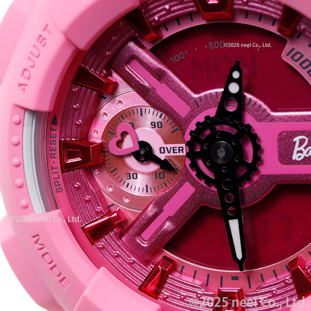 定番の中古商品 コラボ/G-SHOCK/ネネット/にゃー/baby-g/限定/スピード/時計/赤 潰さ 時計