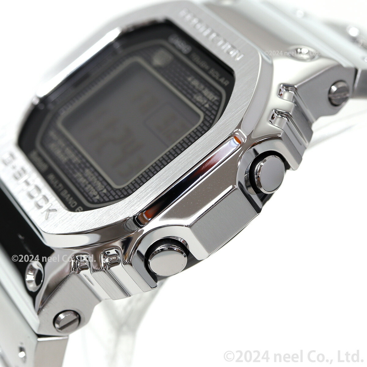 G-SHOCK （豪華おまけ有） Gショック フルメタル シルバー 電波