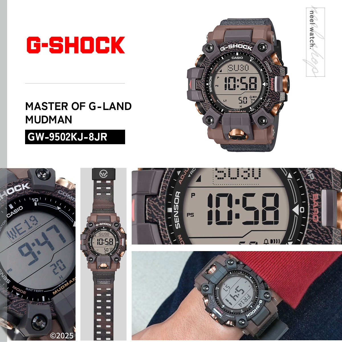 G-SHOCK Gショック 電波 ソーラー マッドマン MUDMAN 腕時計 GW-9502KJ 