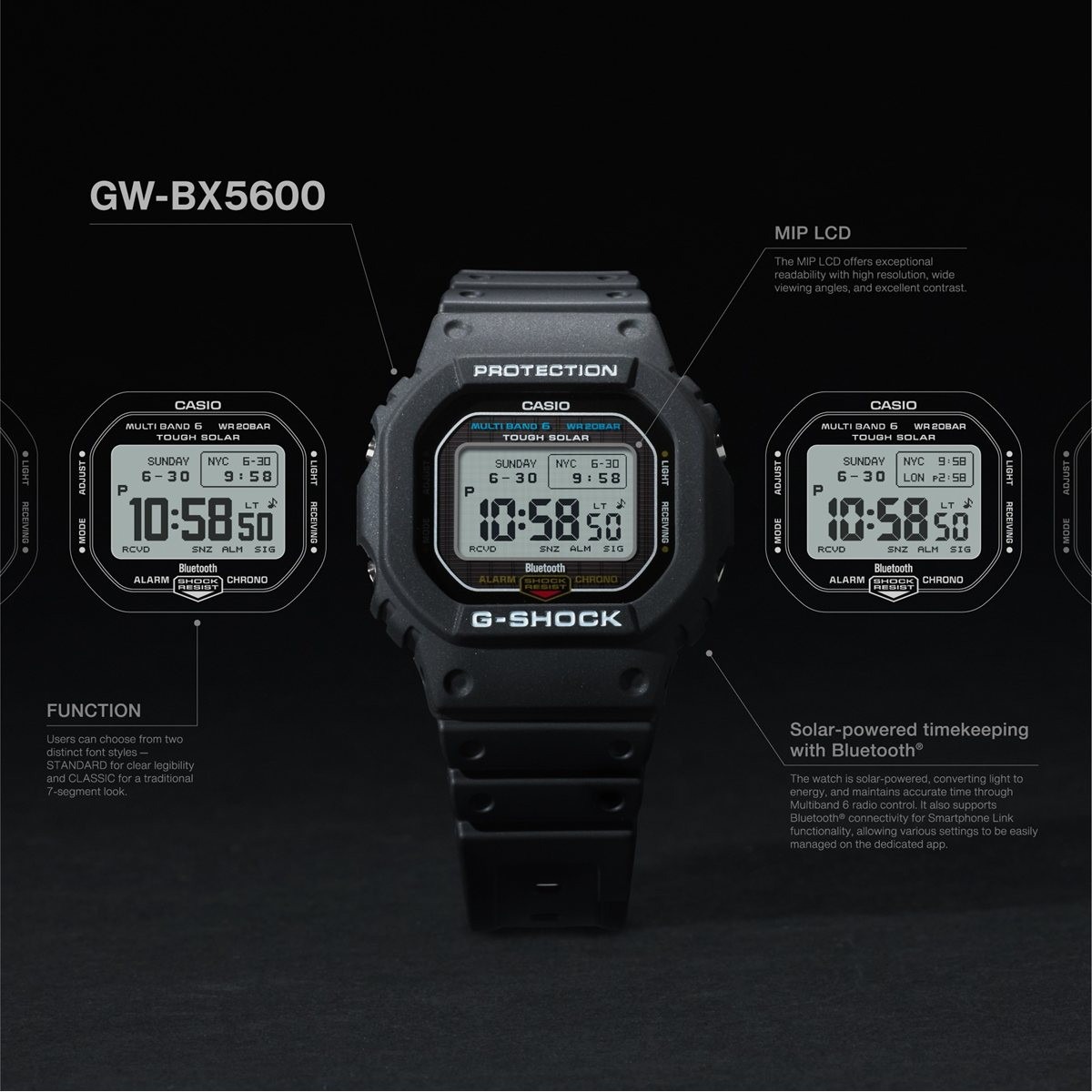 G-SHOCK （豪華おまけ有） Gショック ソーラー 電波時計 腕時計 メンズ 