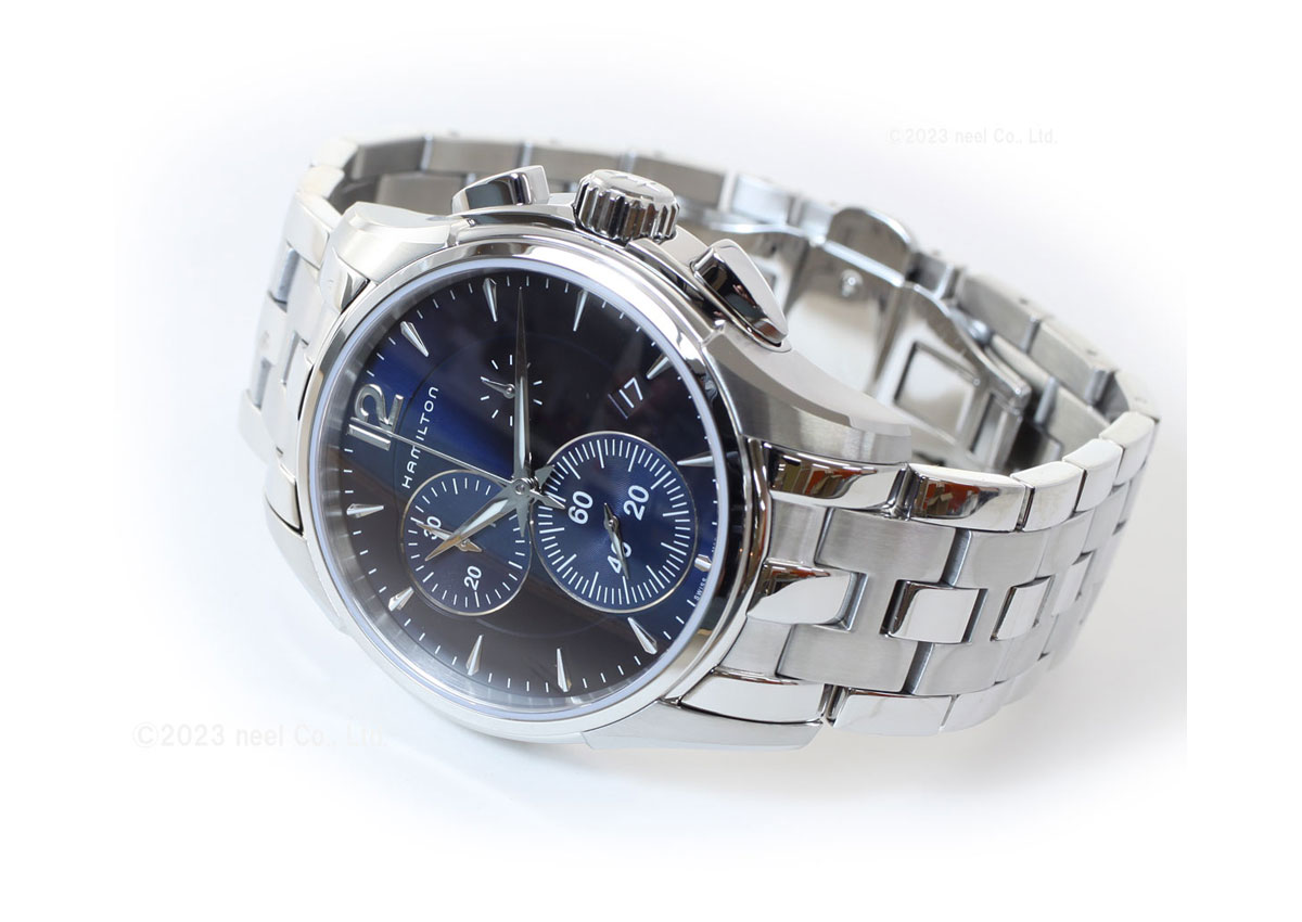 ハミルトン Hamilton ジャズマスター H326121 ジャズマスター Chrono Quartz - ダイヤルカラー:ブラック