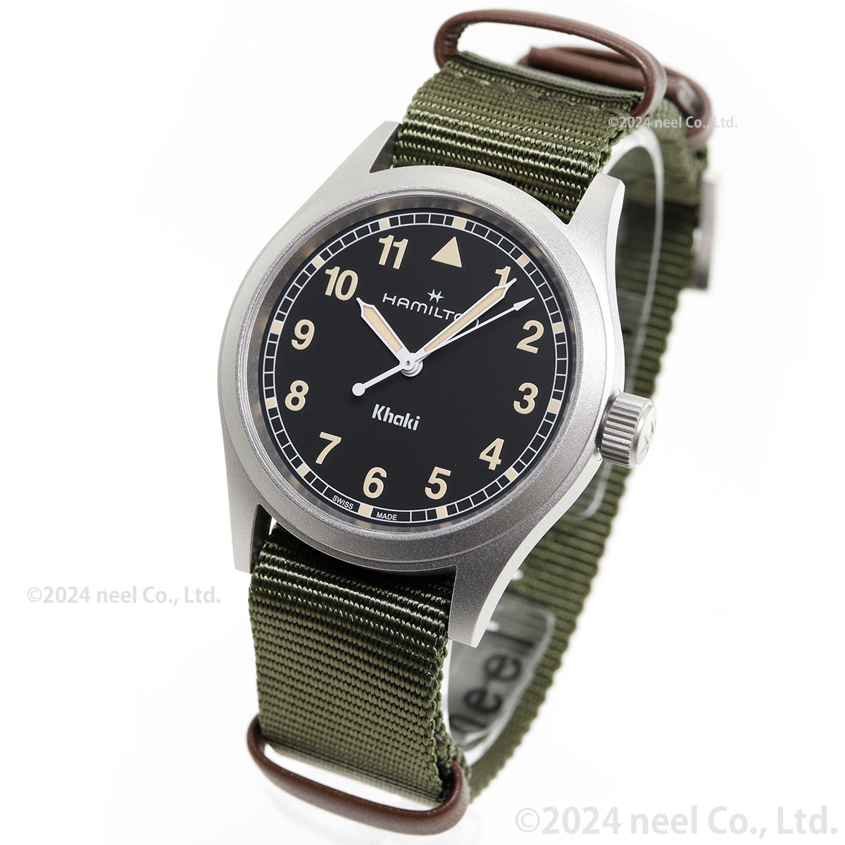 【美品】ハミルトン カーキ フィールド H69401930 KHAKI FIELD ハミルトン HAMILTON カーキ フィールド クオーツ 38mm