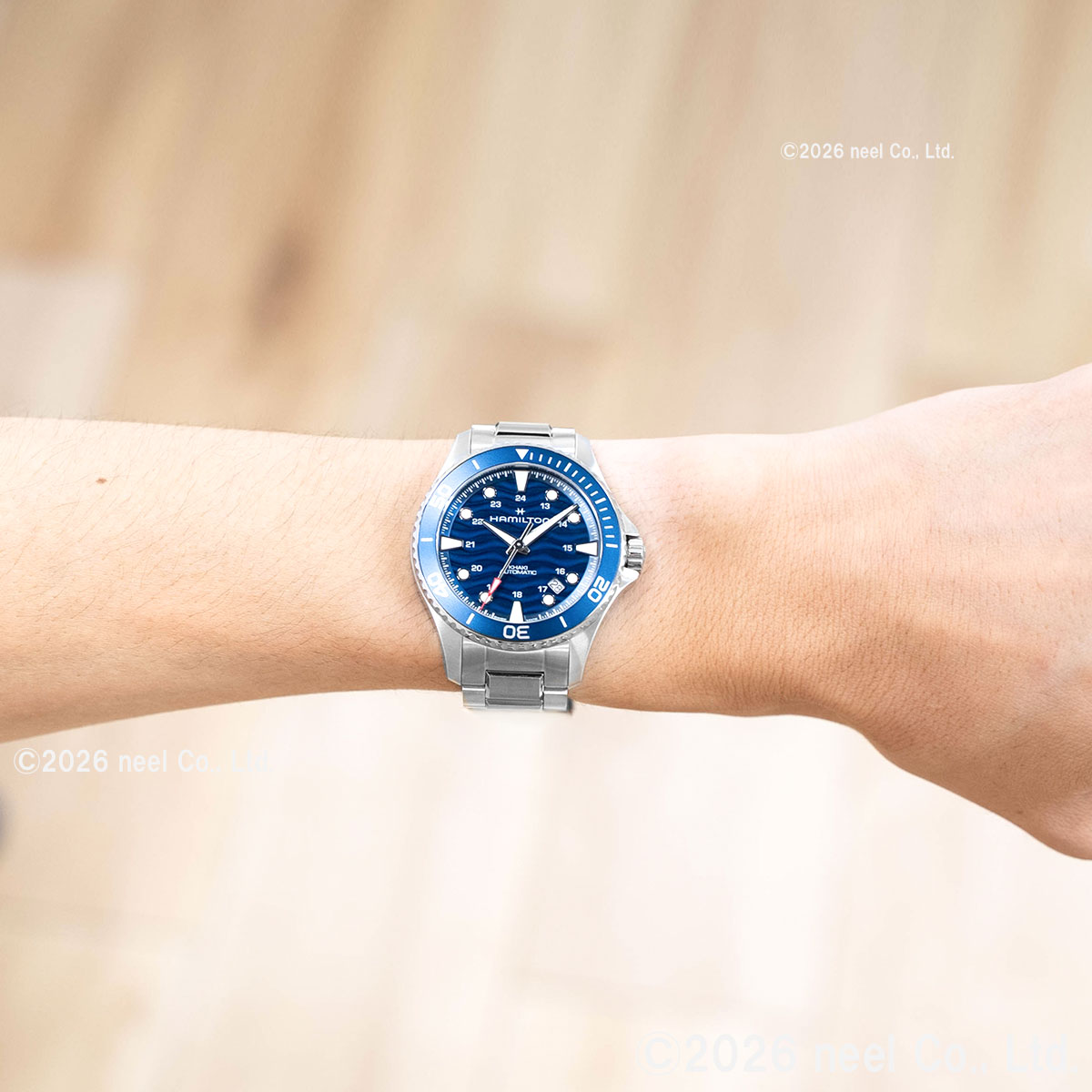 KHAKI NAVY ハミルトン HAMILTON SCUBA AUTO カーキ ネイビー