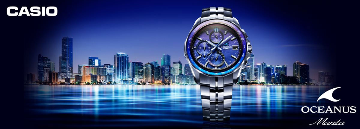 OCEANUS ノベルティー付き！オシアナス マンタ 電波ソーラー