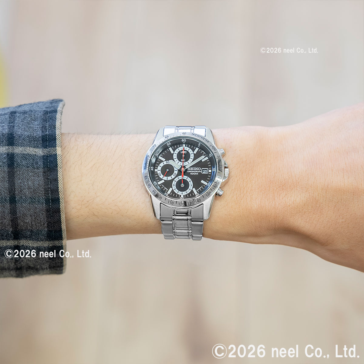SEIKO（セイコー） 海外モデル 逆輸入 クロノグラフ SND371 : neel