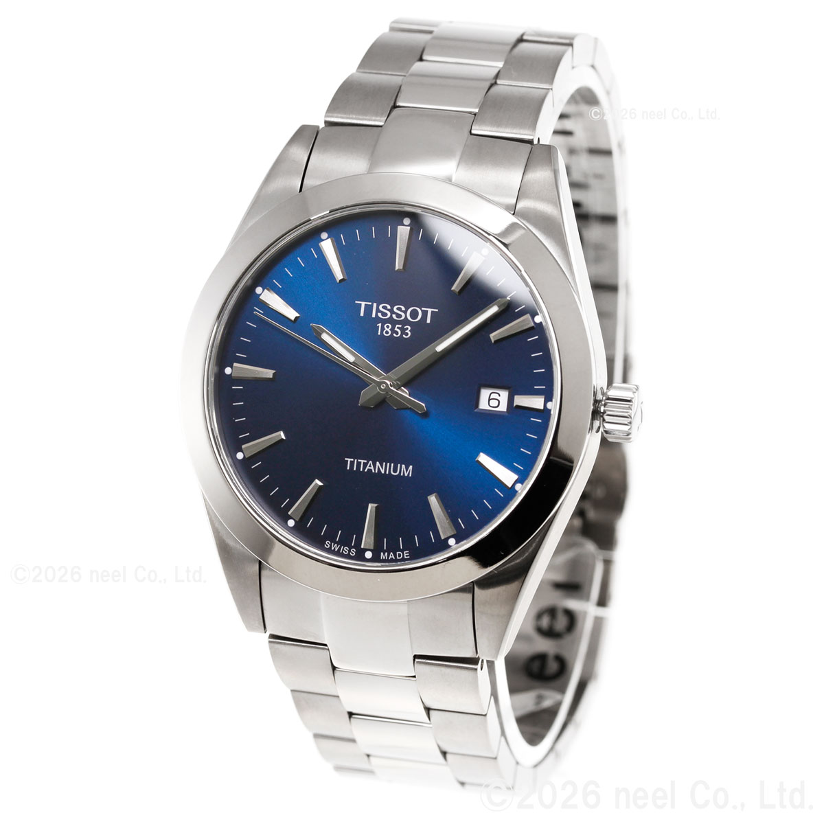 稼働 TISSOT 腕時計 ラウンド デイト メンズ レザー 3164 稼働 TISSOT