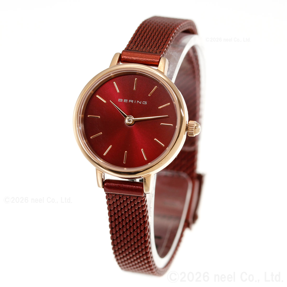 BERING（ベーリング） 腕時計 レディース クラシック ミニ レッド 