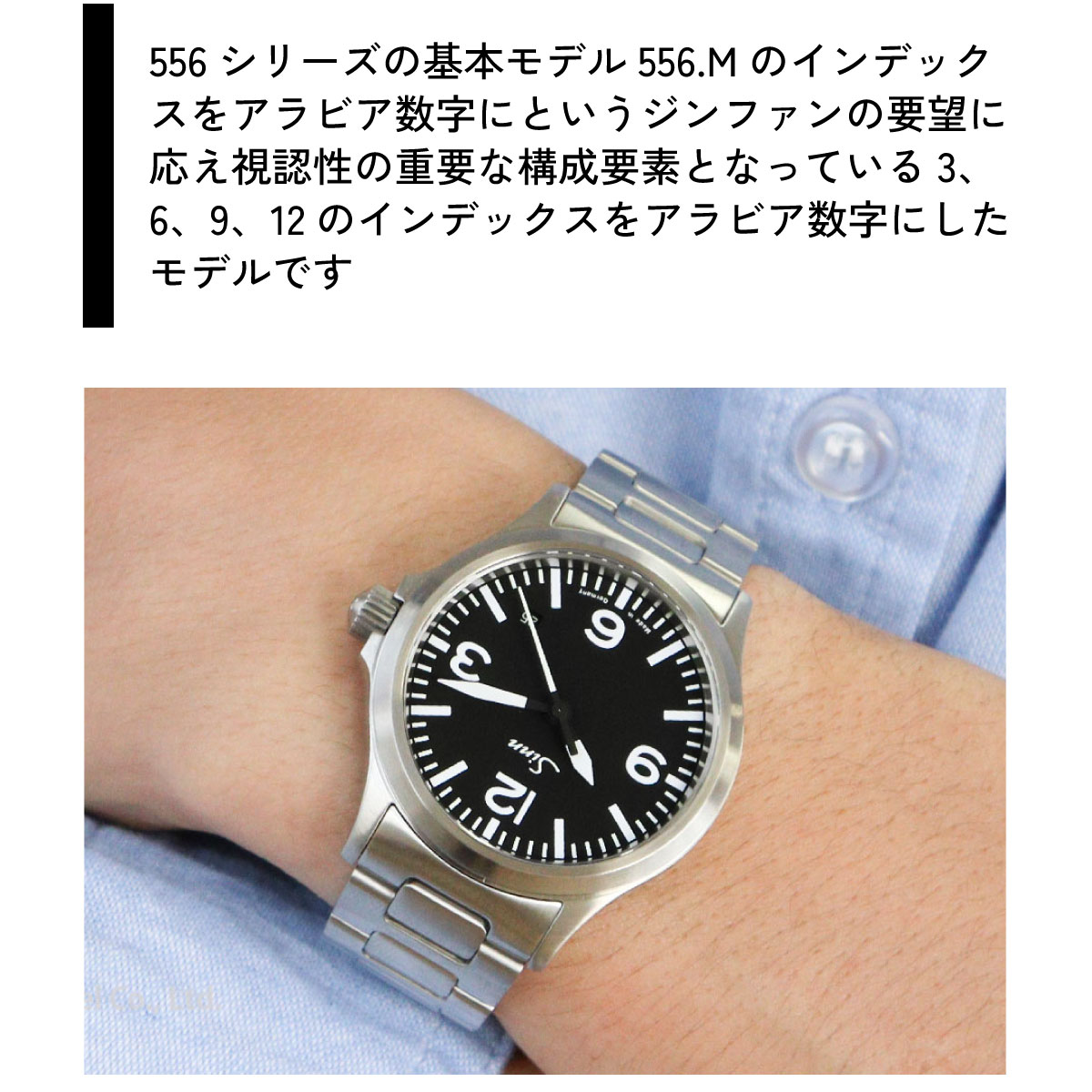 Sinn（ジン） （豪華おまけ有） 556.A 自動巻 腕時計 メンズ インス