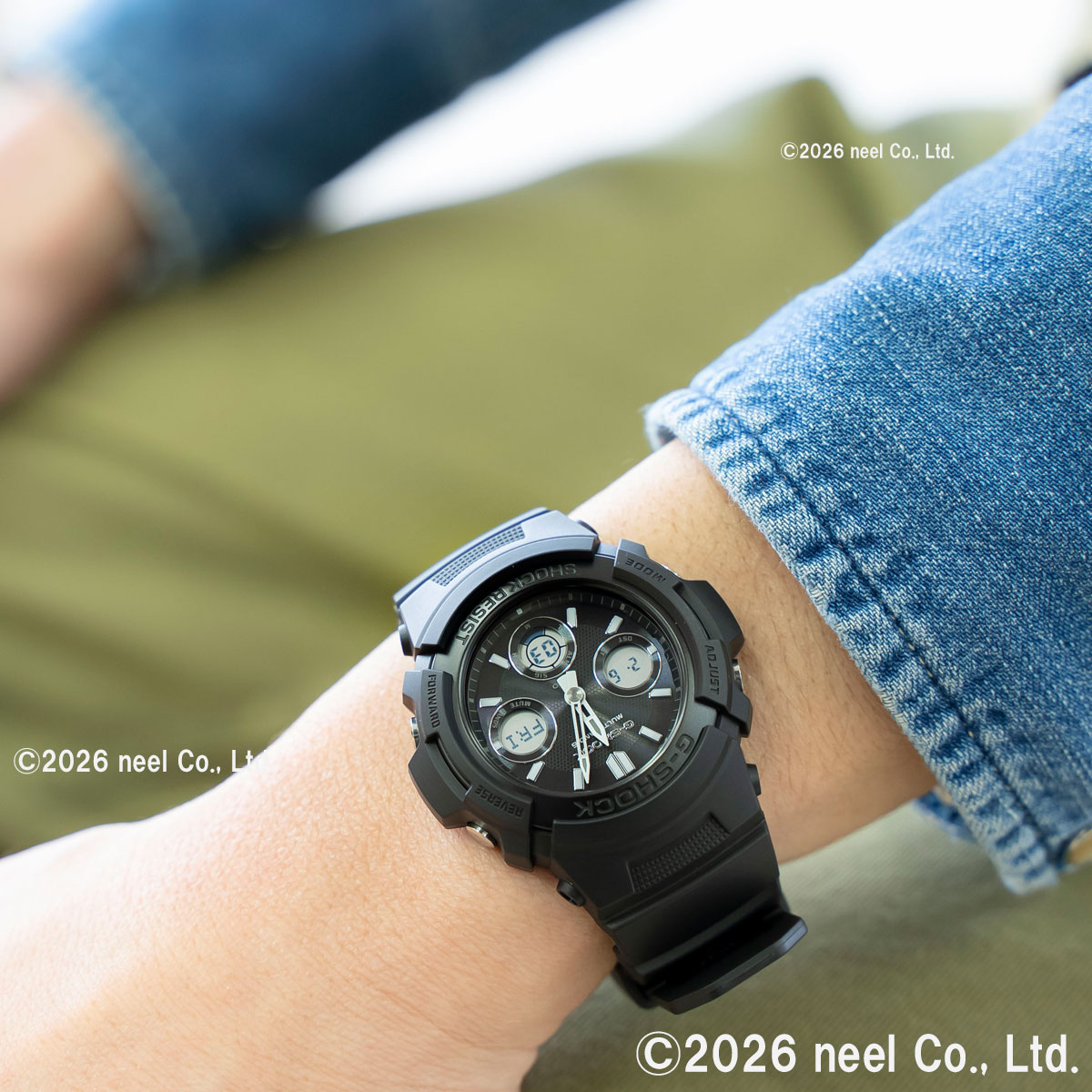 G-SHOCK （豪華おまけ有） Gショック 電波 ソーラー 腕時計 AWG-M100FP