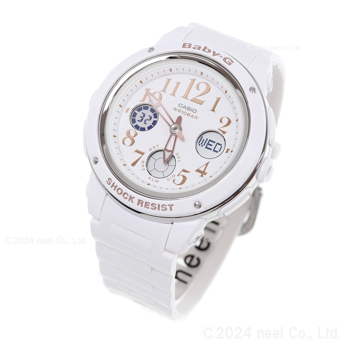 【新品/ホワイト】BABY-G　 BGA-150EF-7BJF BABY-G カシオ ベビーG BABYG 腕時計 レディース ホワイト BGA-150EF