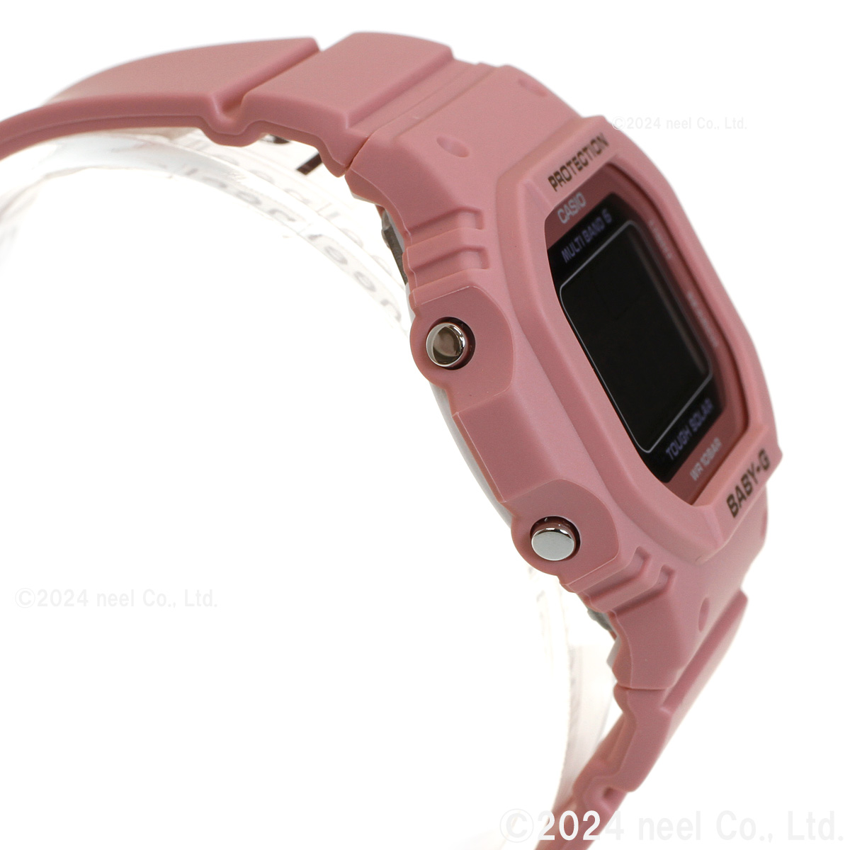 美品 カシオ BABY-G スモーキーピンク BGD-5650 BABY-G“マットな”スクエア腕時計「BGD-5650」スモーキーピンク＆マット