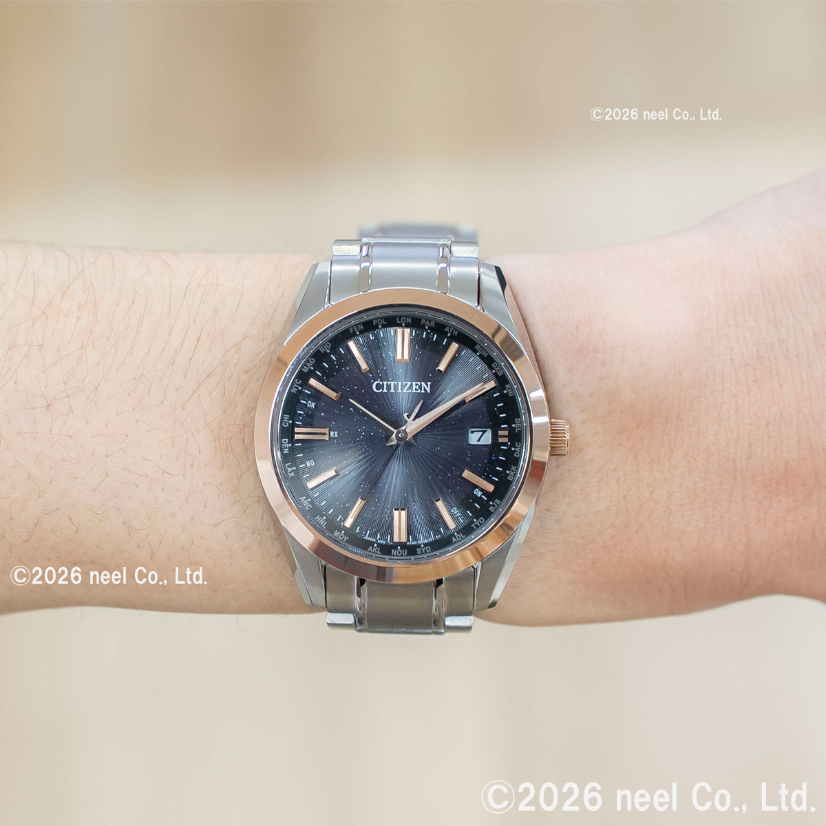 シチズンコレクション エコ ドライブ 電波時計 限定 メンズ CB0264-55E CITIZEN COLLECTION KIZASHI COLLECTIONの画像