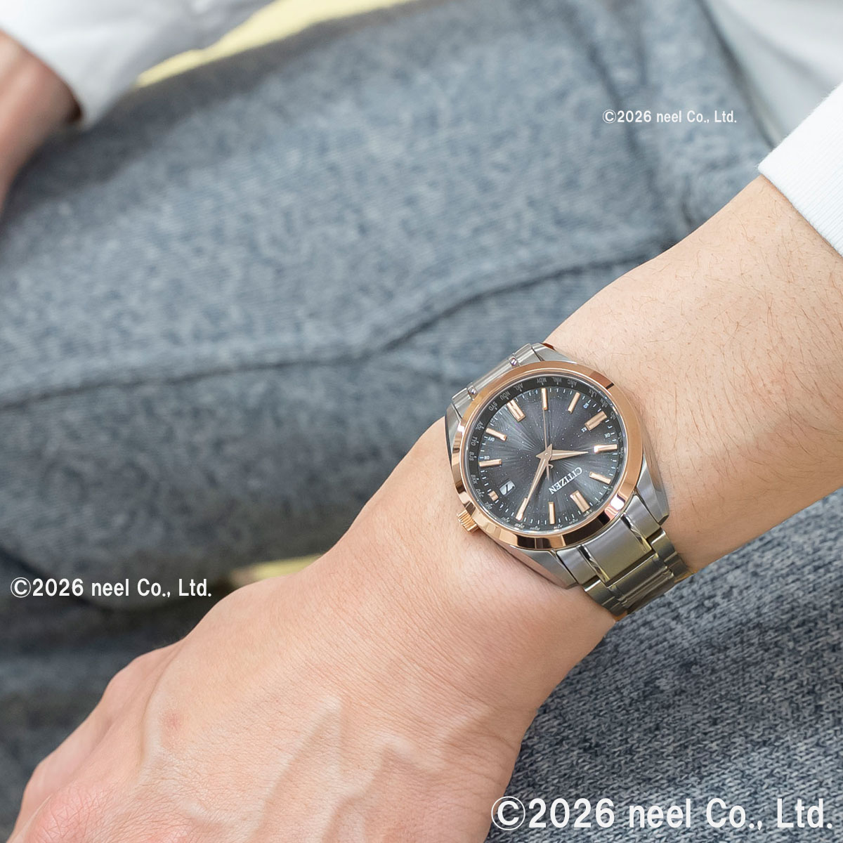 シチズンコレクション エコ ドライブ 電波時計 限定 メンズ CB0264-55E CITIZEN COLLECTION KIZASHI COLLECTIONの画像