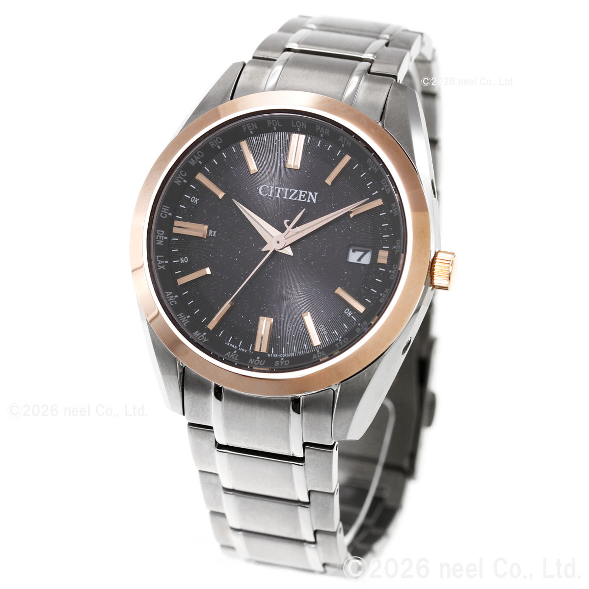 シチズンコレクション エコ ドライブ 電波時計 限定 メンズ CB0264-55E CITIZEN COLLECTION KIZASHI COLLECTIONの画像