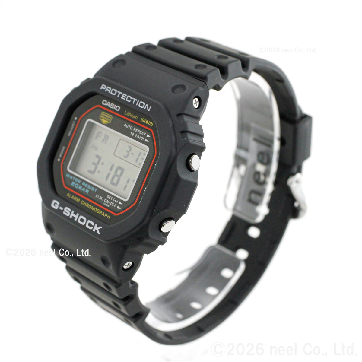 G-SHOCK Gショック デジタル 腕時計 メンズ DW-5000R-1AJF 初代G-SHOCK