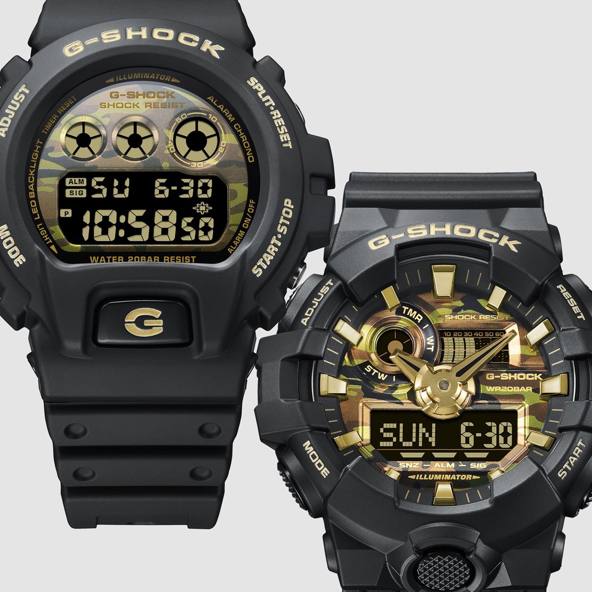 G-SHOCK Gショック デジタル 腕時計 メンズ DW-6900CF-1JF BOLD CAMO