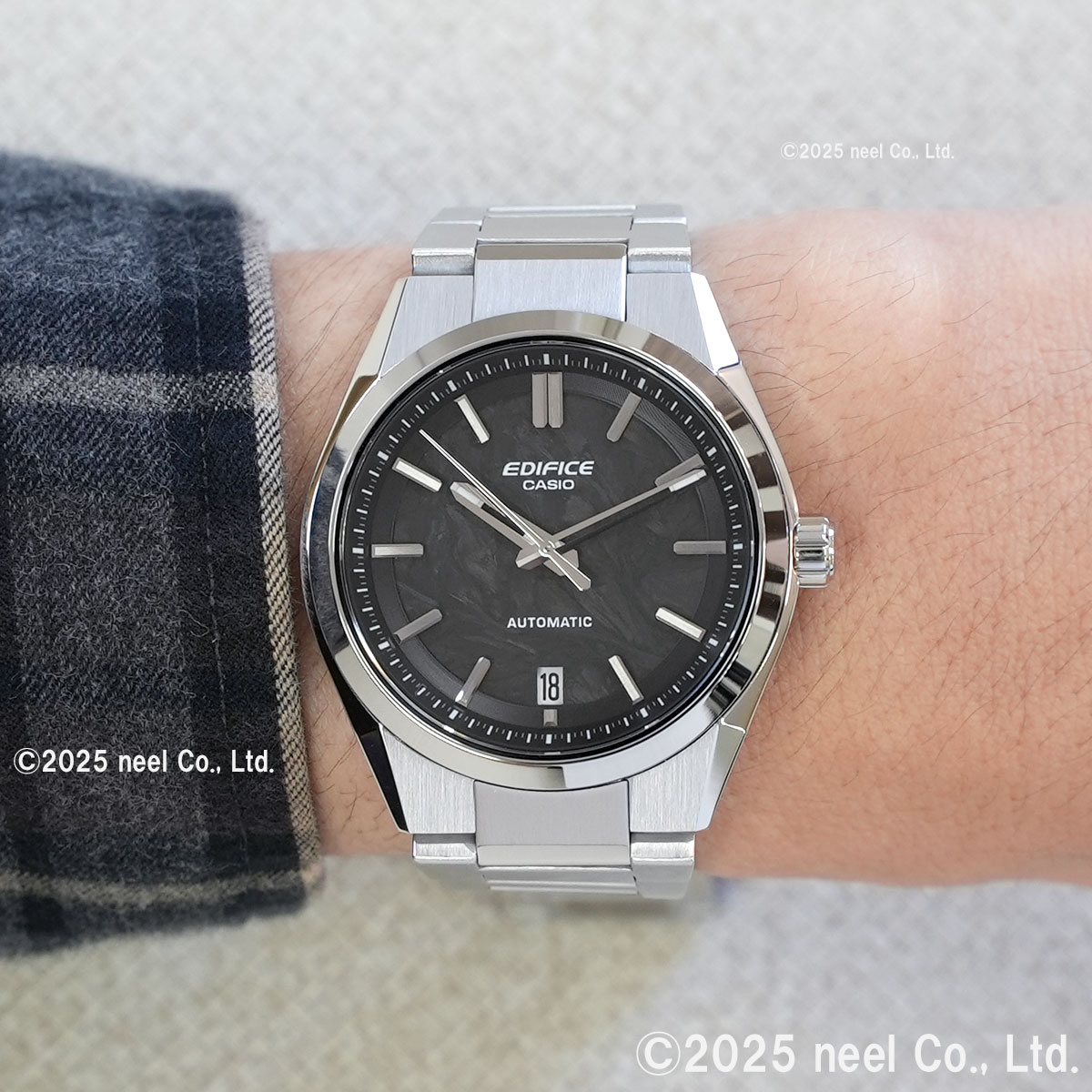 （保護フィルム付き）カシオ エディフィス 自動巻き 腕時計 メンズ EFK-100YCD-1AJF CASIO EDIFICEの画像