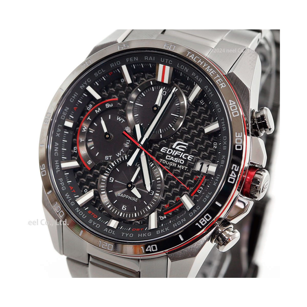 EDIFICE（CASIO） カシオ エディフィス 電波 ソーラー 腕時計 メンズ