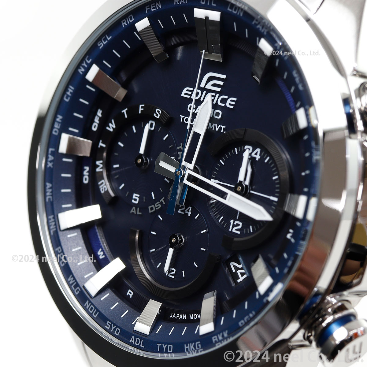 EDIFICE（CASIO） カシオ エディフィス 電波ソーラー 腕時計 メンズ