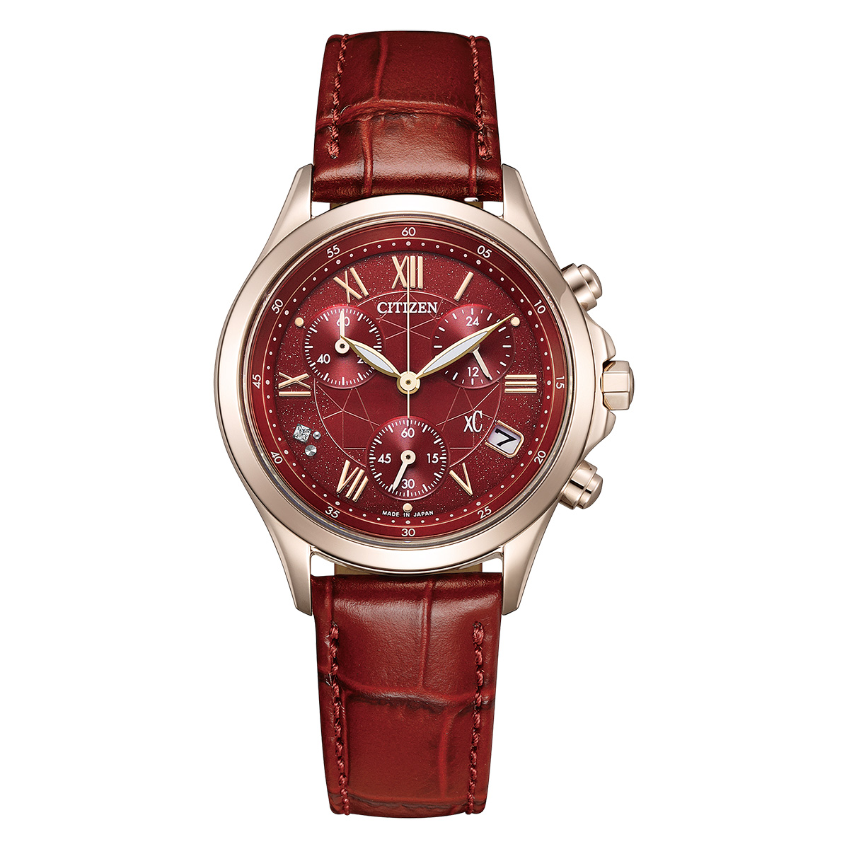 シチズン クロスシー エコドライブ ソーラー クロノグラフ 限定 腕時計 レディース FB1405-15W CITIZEN xC | XC | 12