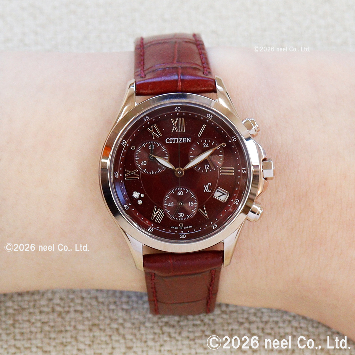 シチズン クロスシー エコドライブ ソーラー クロノグラフ 限定 腕時計 レディース FB1405-15W CITIZEN xC | XC | 06
