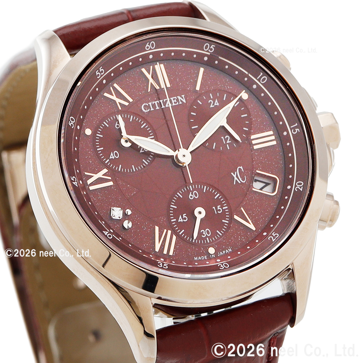 シチズン クロスシー エコドライブ ソーラー クロノグラフ 限定 腕時計 レディース FB1405-15W CITIZEN xC | XC | 09
