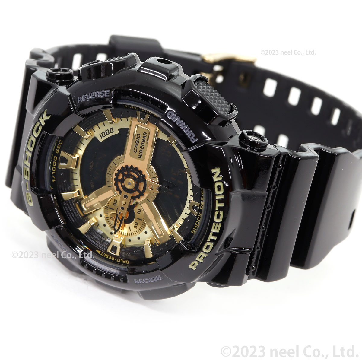 G-SHOCK Gショック 限定 腕時計 アナデジ ブラック×ゴールド GA-110GB