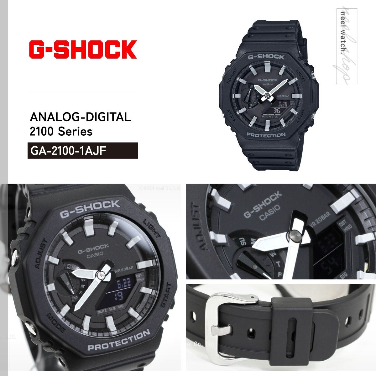 G-SHOCK Gショック 腕時計 メンズ GA-2100-1AJF ジーショック : neel