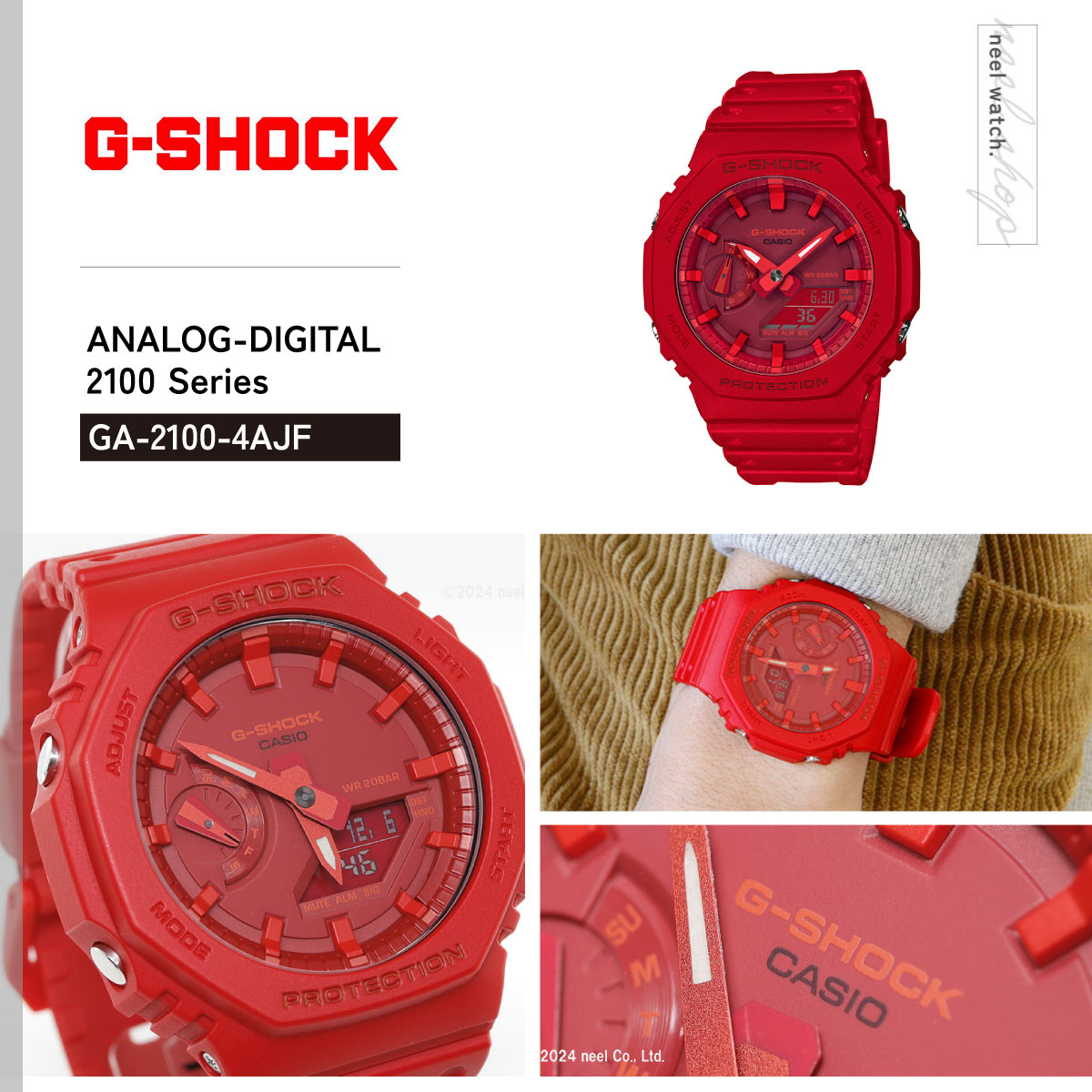 G-SHOCK Gショック 腕時計 メンズ GA-2100-4AJF ジーショック : neel