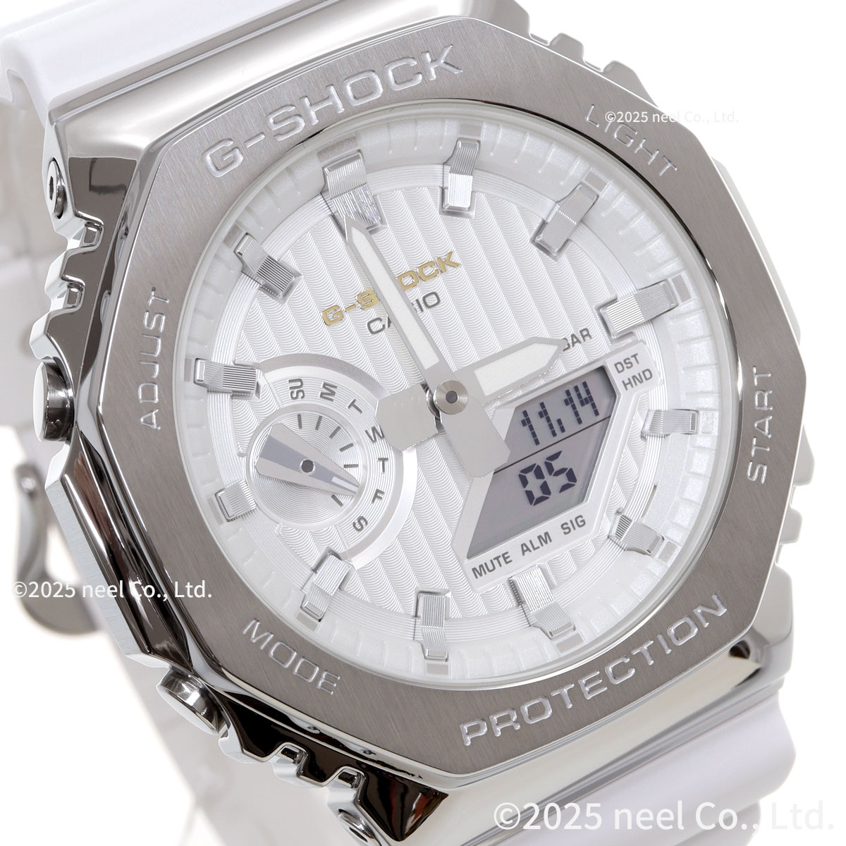 る*い様 動作確認済み Baby-G ホワイト 腕時計 ショックレジスト G-SHOCK Gショック 腕時計 メンズ GM-2110SH-7AJF プレシャス ハート