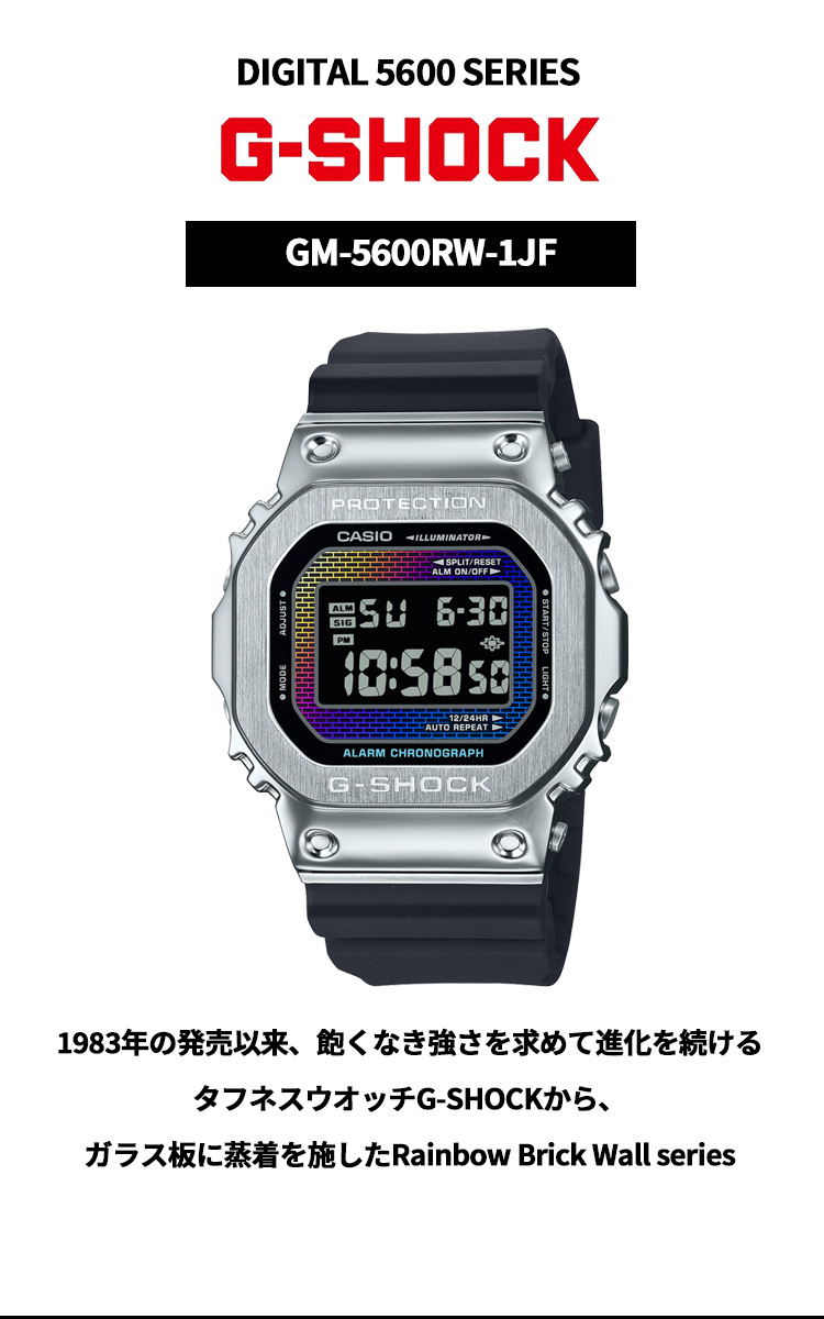 美品✨ G-SHOCK GM-5600RW-1JF フルメタル レインボーIP gm-5600rw-1jf_2.jpg
