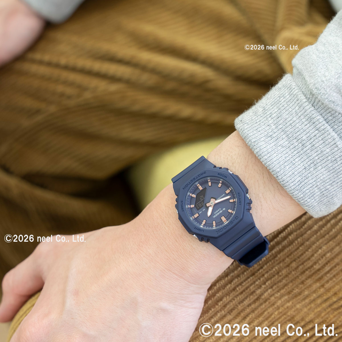 G-SHOCK Gショック アナデジ 腕時計 GMA-P2100M-2AJF ネイビー ジー 