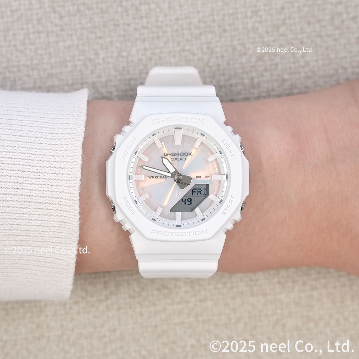 G-SHOCK Gショック アナデジ 腕時計 GMA-P2100PC-7AJF ホワイト ジー