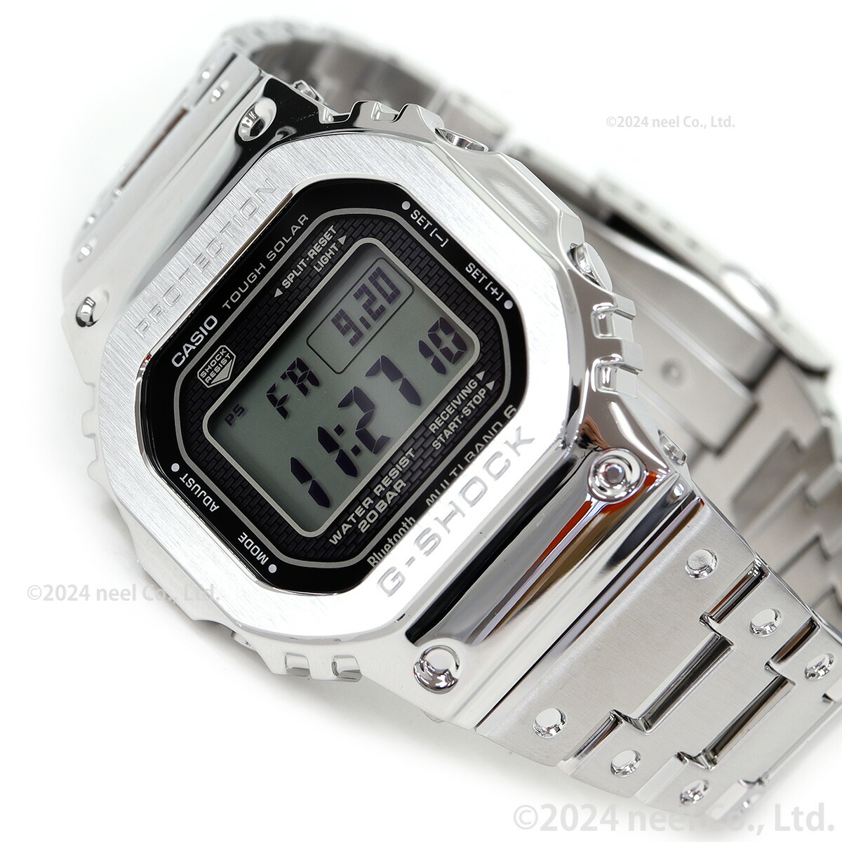 G-SHOCK （豪華おまけ有） Gショック フルメタル シルバー 電波