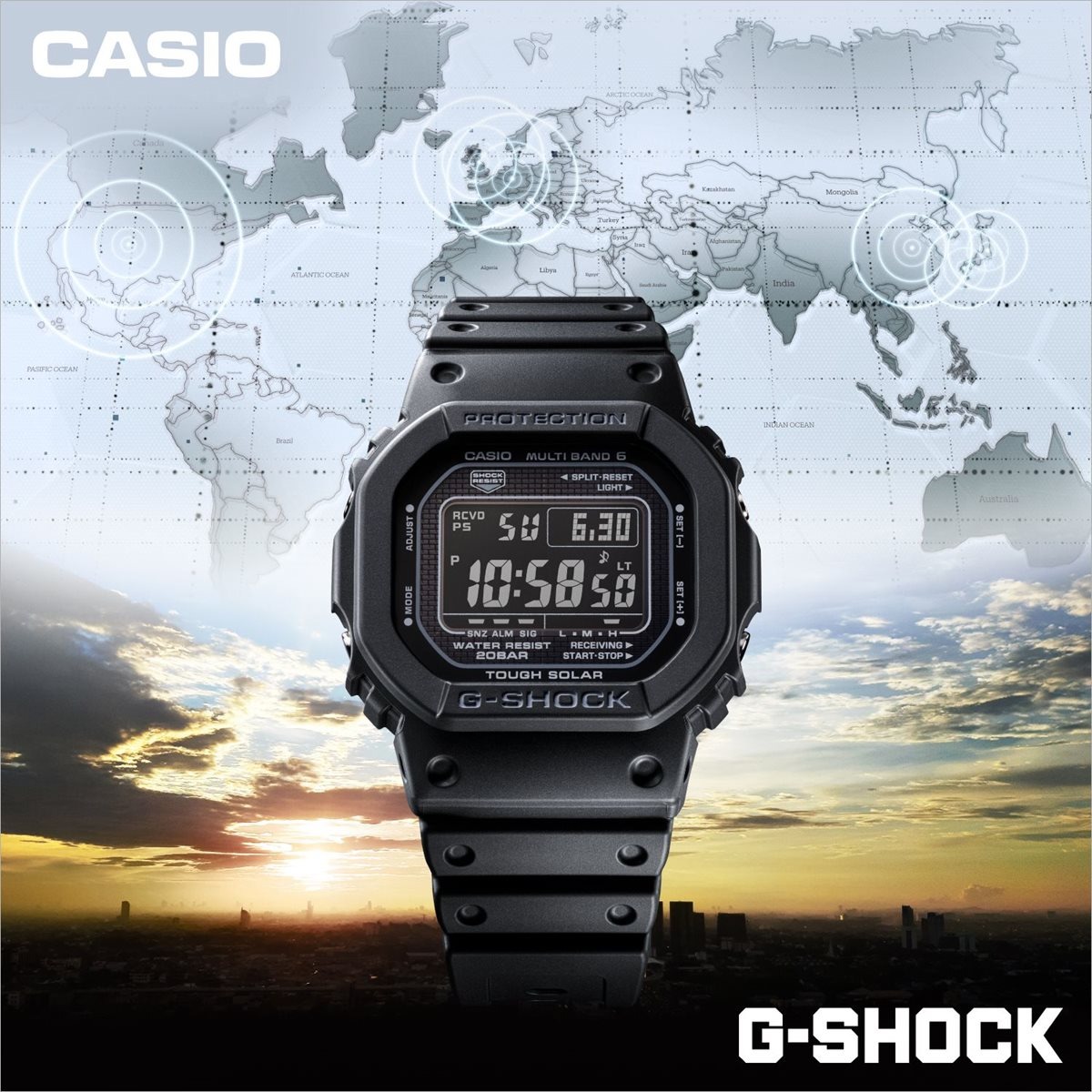 G-SHOCK Gショック 電波 ソーラー カシオ CASIO デジタル 腕時計