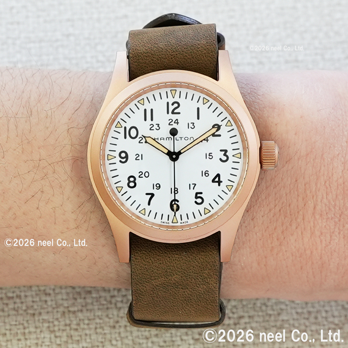 KHAKI FIELD ハミルトン HAMILTON カーキ フィールド メカ ブロンズ