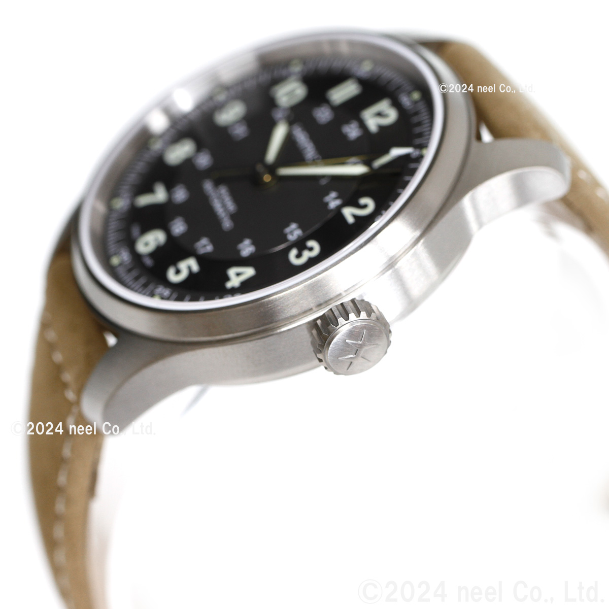 KHAKI FIELD ハミルトン HAMILTON カーキ フィールド チタニウム