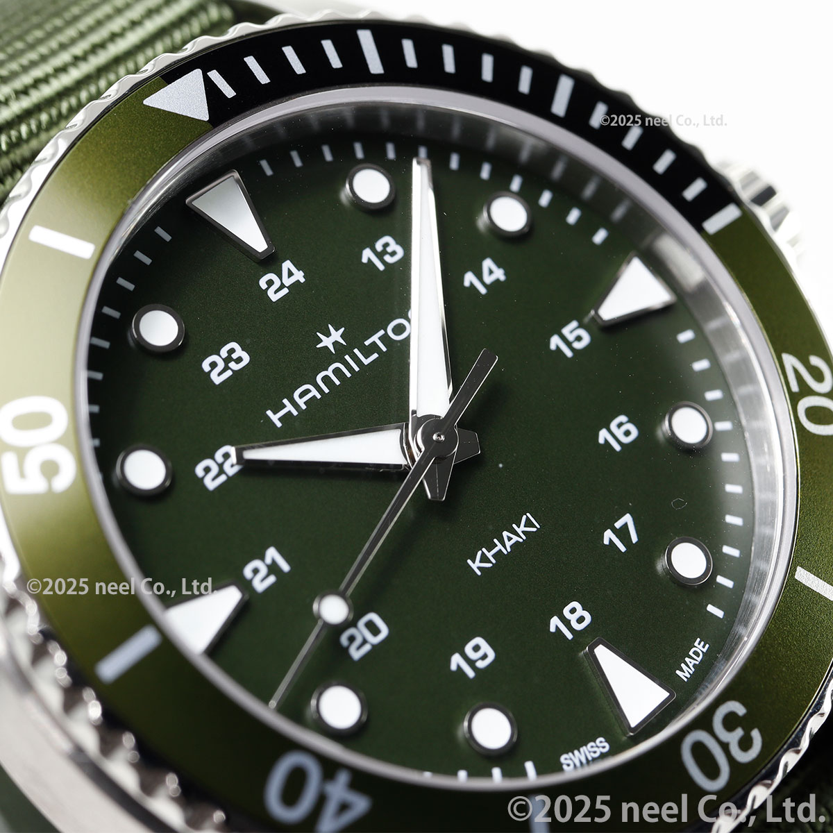 KHAKI NAVY ハミルトン HAMILTON カーキ ネイビー スキューバ クォーツ