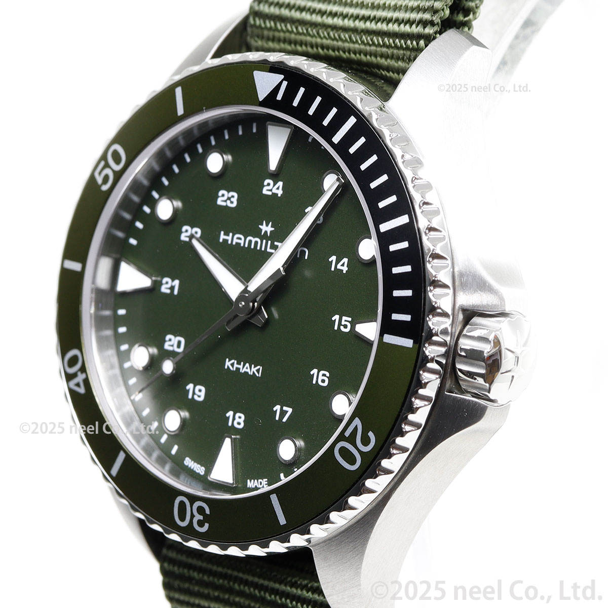KHAKI NAVY ハミルトン HAMILTON カーキ ネイビー スキューバ クォーツ