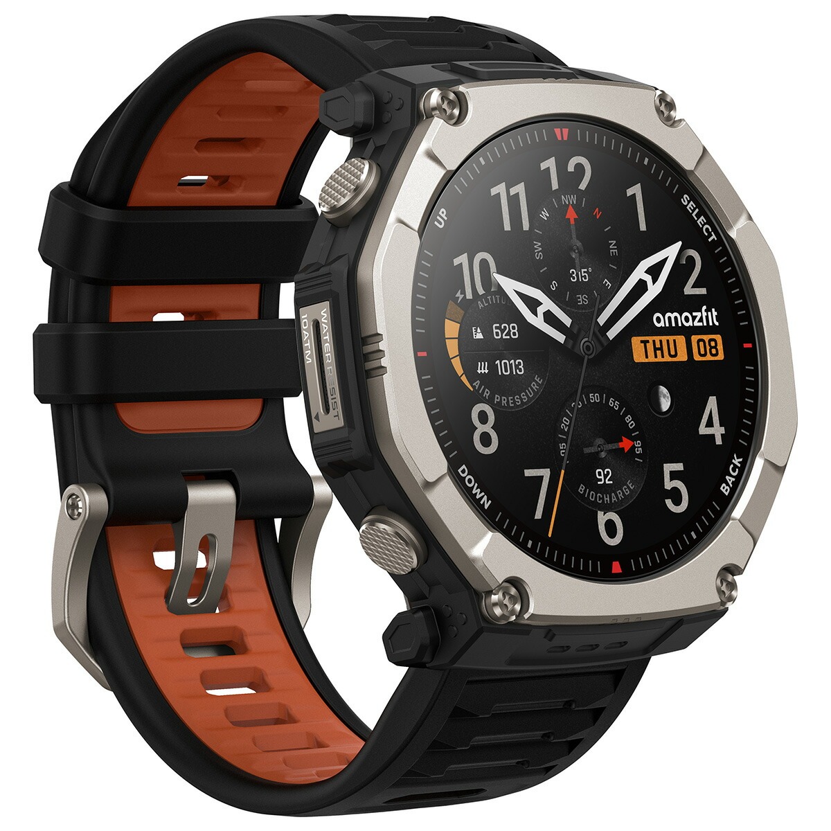 （ノベルティー付き）アマズフィット AMAZFIT スマートウォッチ T-Rex Ultra 2 腕時計 アウトドア SP170081-C01の画像