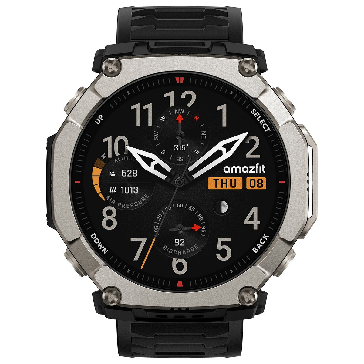 （ノベルティー付き）アマズフィット AMAZFIT スマートウォッチ T-Rex Ultra 2 腕時計 アウトドア SP170081-C01の画像