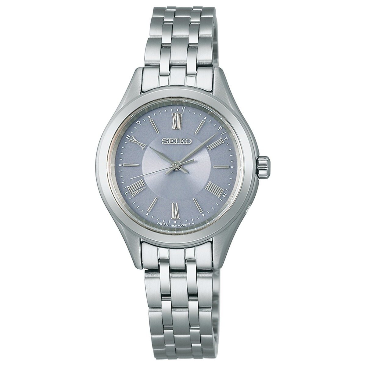 美品【稼働】セイコー 電波ソーラー 腕時計 デイト ブルー文字盤 JJ049 SEIKO SELECTION セイコー セレクション Sシリーズ 電波 ソーラー
