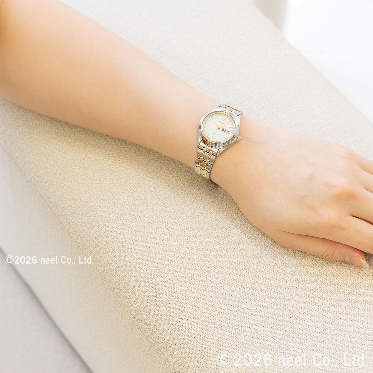 SEIKO SELECTION セイコー セレクション ソーラー 腕時計 レディース