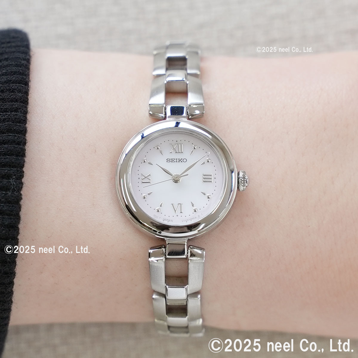 SEIKO 腕時計 レディース SWFH090 名入れ 名前 刻印 10文字付 セイコー ソーラー電波時計 SWFH090