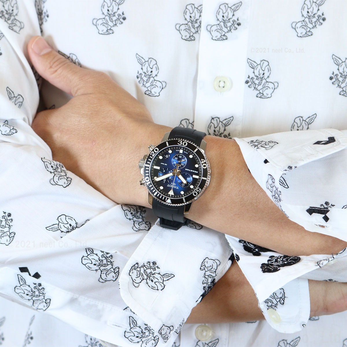 TISSOT（ティソ） 腕時計 メンズ シースター 1000 クロノグラフ T120