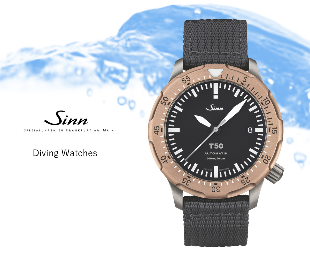 Sinn 豪華おまけ有！ ジン T50.GBDR 自動巻 腕時計 メンズ