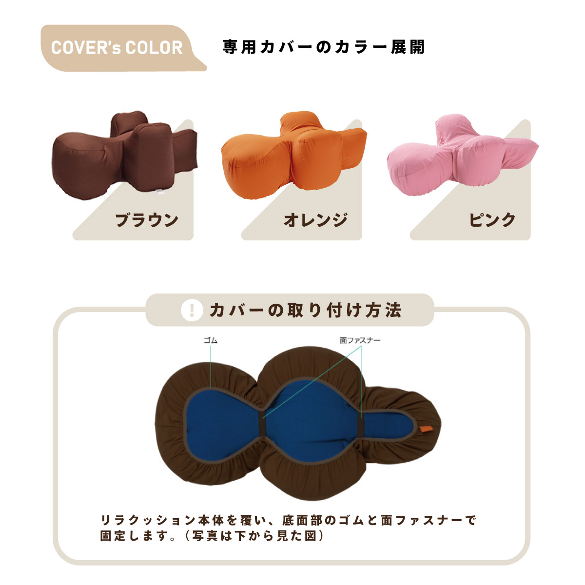 倍々+5倍!最大ポイント26倍!本日限定!OneAidリラクッション用撥水カバー 小型短足犬用 DM オレンジ 介護 ベッド 関連画像4