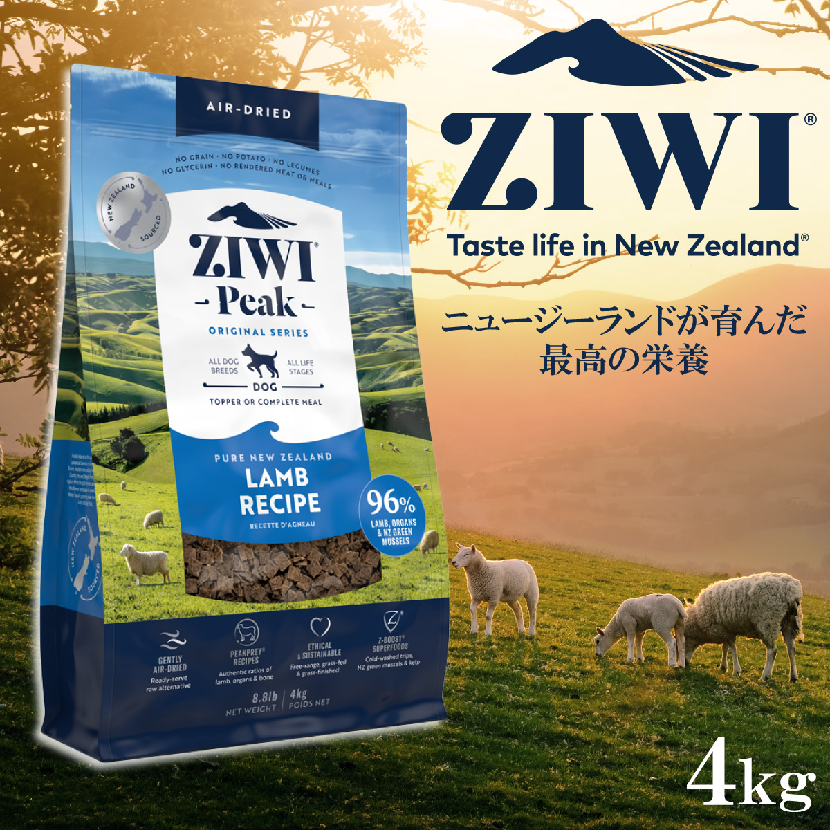 ZIWI（ジウィ） 倍々+5倍！最大ポイント26倍！本日限定！ジウィ