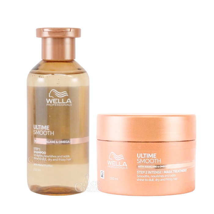 ウエラ アルタイム リペア R スムース M シャンプー 250ml&インテンス マスク 150ml セット トリートメント WELLA ULTIME REPAIR　SMOOTH ウエラ アルタイム リペア R スムース M シャンプー 250ml&インテンス