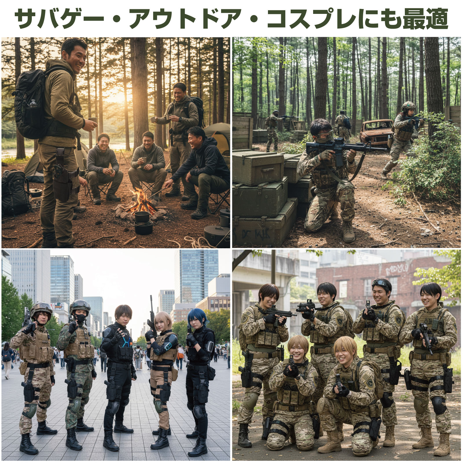 レッグホルスター 右足用 ホルスター ガンホルダー Negesu(ネグエス)